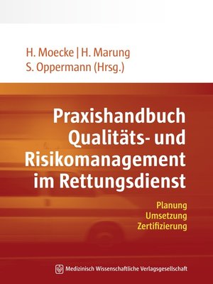 cover image of Praxishandbuch Qualitäts- und Risikomanagement im Rettungsdienst